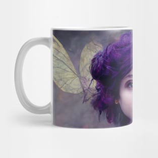 Purple Gothic Halloween Fairy Mug